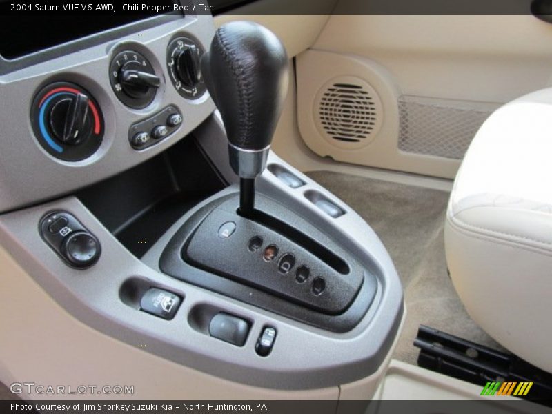 Chili Pepper Red / Tan 2004 Saturn VUE V6 AWD