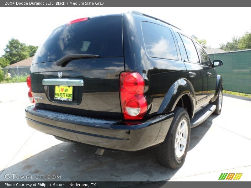 Black / Medium Slate Gray 2004 Dodge Durango SLT