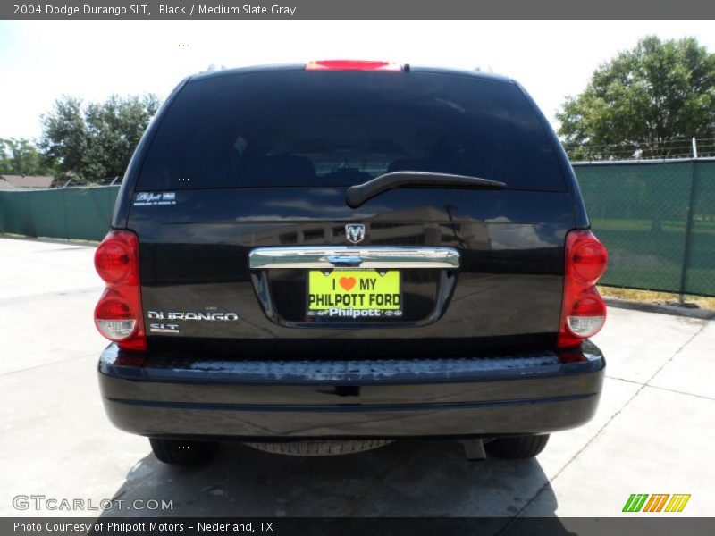 Black / Medium Slate Gray 2004 Dodge Durango SLT