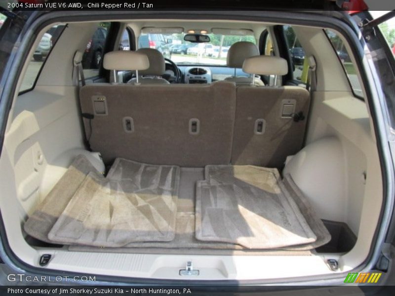 Chili Pepper Red / Tan 2004 Saturn VUE V6 AWD