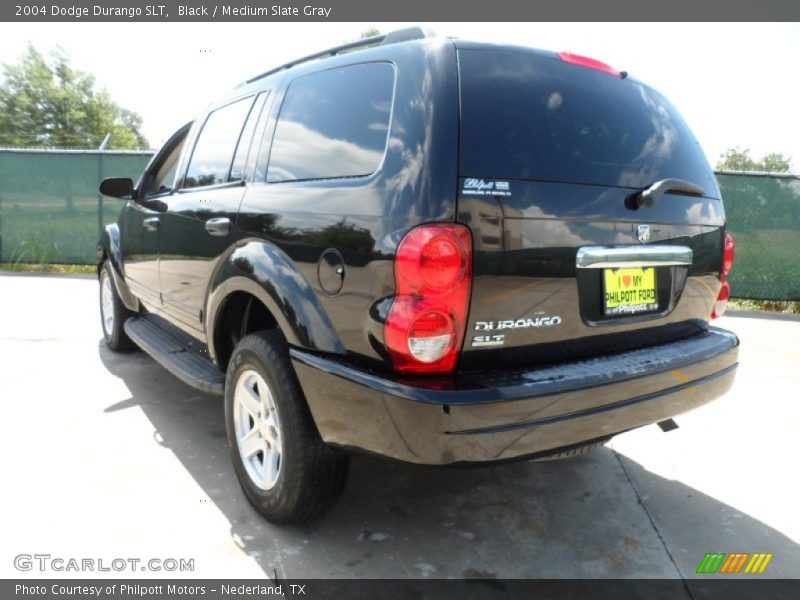 Black / Medium Slate Gray 2004 Dodge Durango SLT