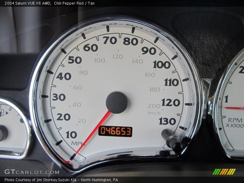 Chili Pepper Red / Tan 2004 Saturn VUE V6 AWD