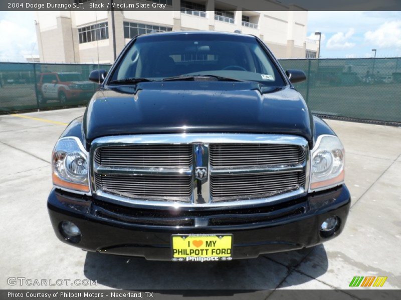 Black / Medium Slate Gray 2004 Dodge Durango SLT