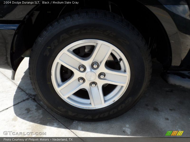 Black / Medium Slate Gray 2004 Dodge Durango SLT