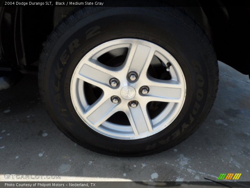 Black / Medium Slate Gray 2004 Dodge Durango SLT