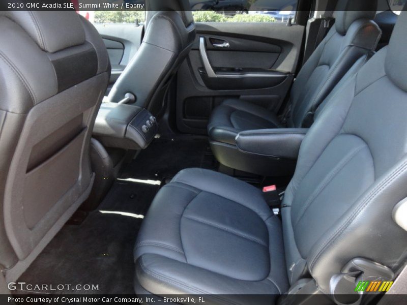 Summit White / Ebony 2010 GMC Acadia SLE