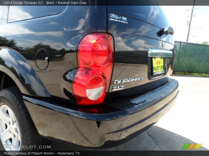 Black / Medium Slate Gray 2004 Dodge Durango SLT