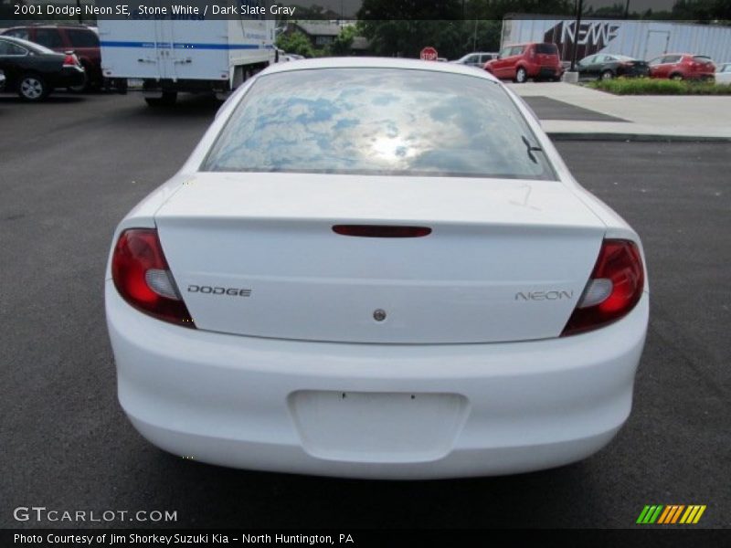 Stone White / Dark Slate Gray 2001 Dodge Neon SE