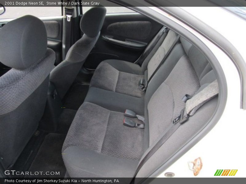 Stone White / Dark Slate Gray 2001 Dodge Neon SE