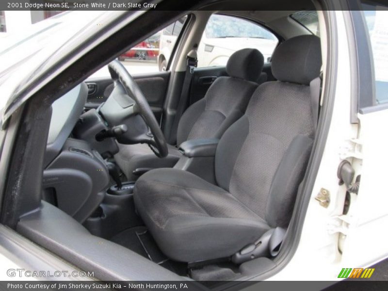 Stone White / Dark Slate Gray 2001 Dodge Neon SE