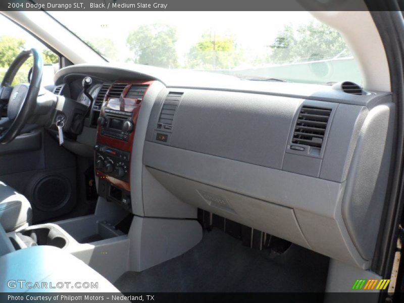 Black / Medium Slate Gray 2004 Dodge Durango SLT