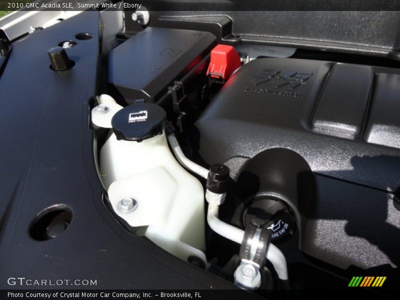 Summit White / Ebony 2010 GMC Acadia SLE