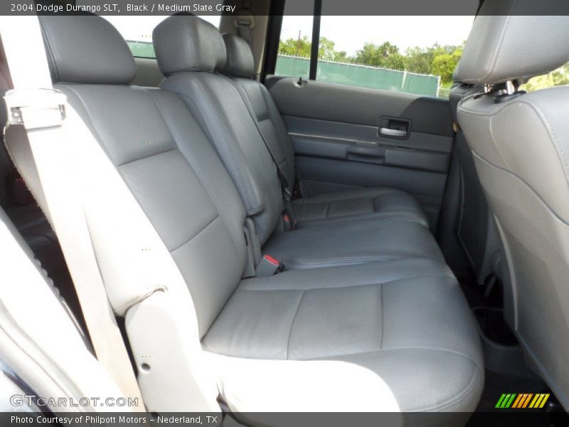 Black / Medium Slate Gray 2004 Dodge Durango SLT