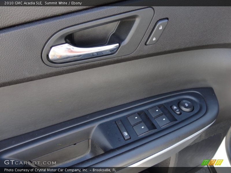 Summit White / Ebony 2010 GMC Acadia SLE