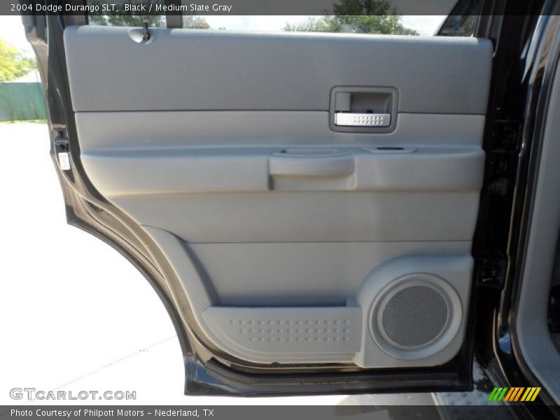 Black / Medium Slate Gray 2004 Dodge Durango SLT