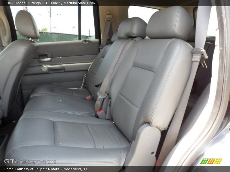 Black / Medium Slate Gray 2004 Dodge Durango SLT