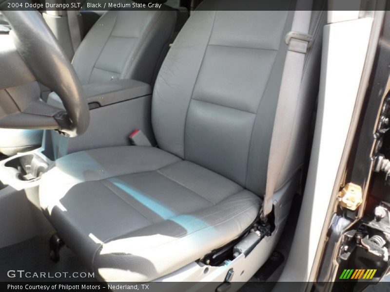 Black / Medium Slate Gray 2004 Dodge Durango SLT