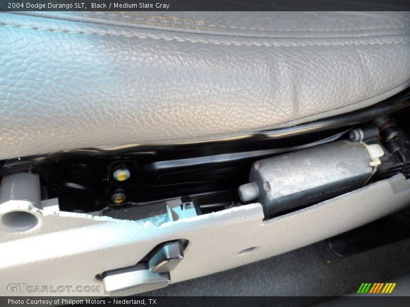 Black / Medium Slate Gray 2004 Dodge Durango SLT