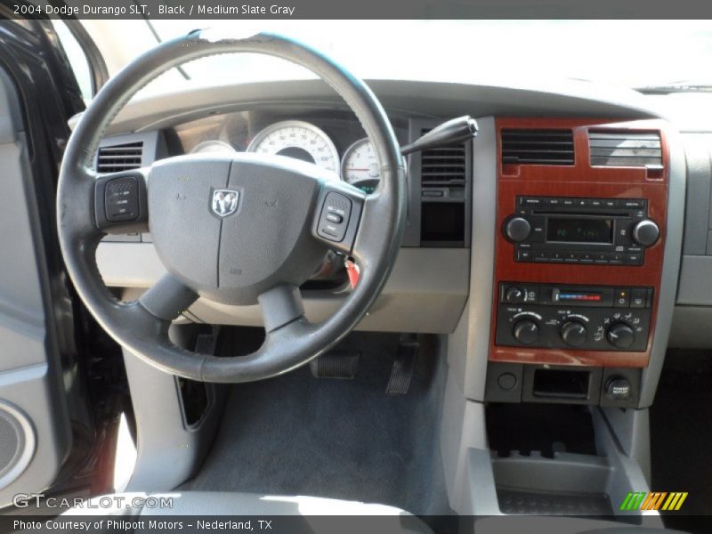 Black / Medium Slate Gray 2004 Dodge Durango SLT