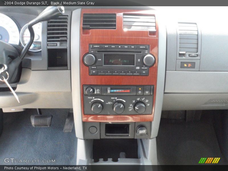 Black / Medium Slate Gray 2004 Dodge Durango SLT