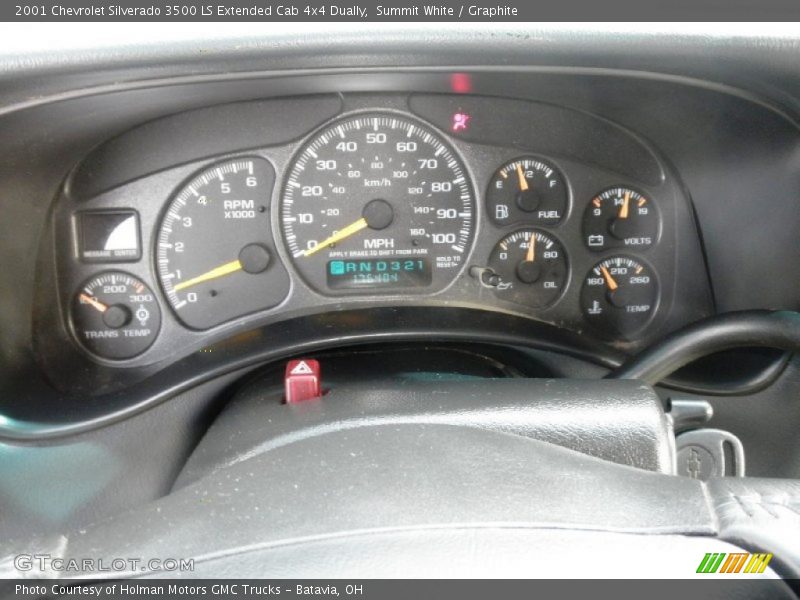  2001 Silverado 3500 LS Extended Cab 4x4 Dually LS Extended Cab 4x4 Dually Gauges