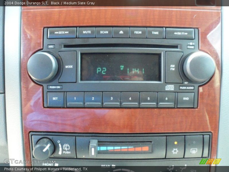 Black / Medium Slate Gray 2004 Dodge Durango SLT