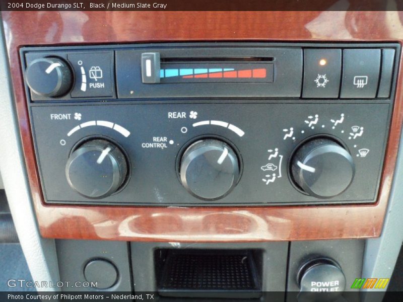 Black / Medium Slate Gray 2004 Dodge Durango SLT