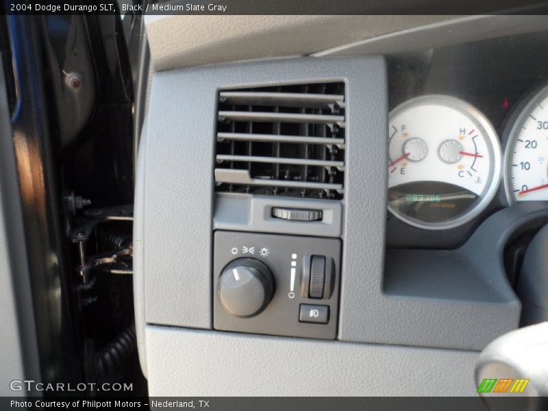 Black / Medium Slate Gray 2004 Dodge Durango SLT
