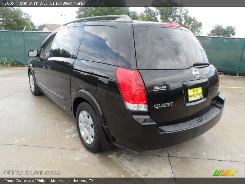 Galaxy Black / Gray 2005 Nissan Quest 3.5