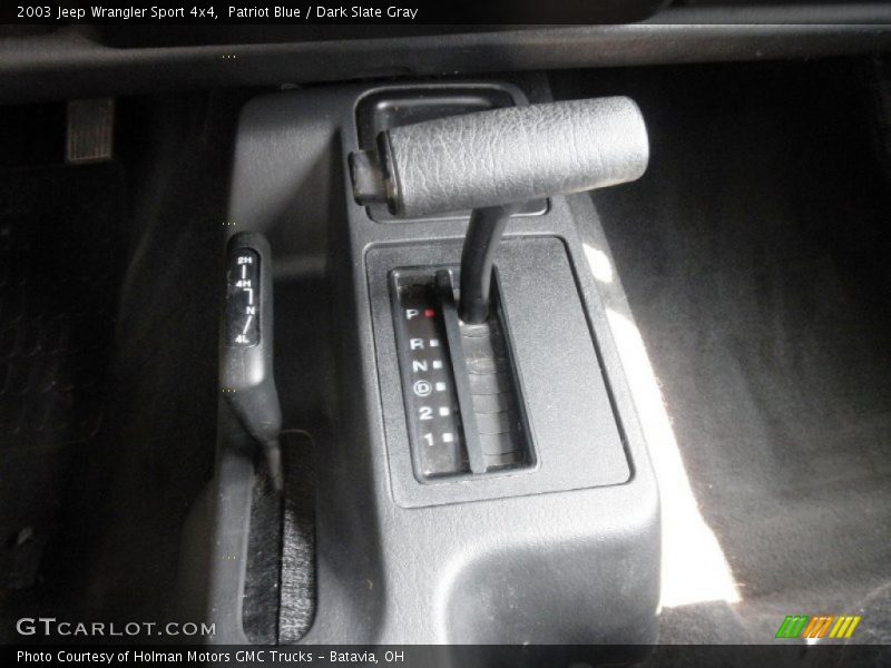 Patriot Blue / Dark Slate Gray 2003 Jeep Wrangler Sport 4x4