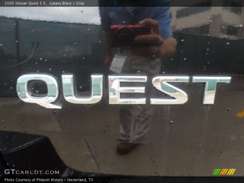 Galaxy Black / Gray 2005 Nissan Quest 3.5