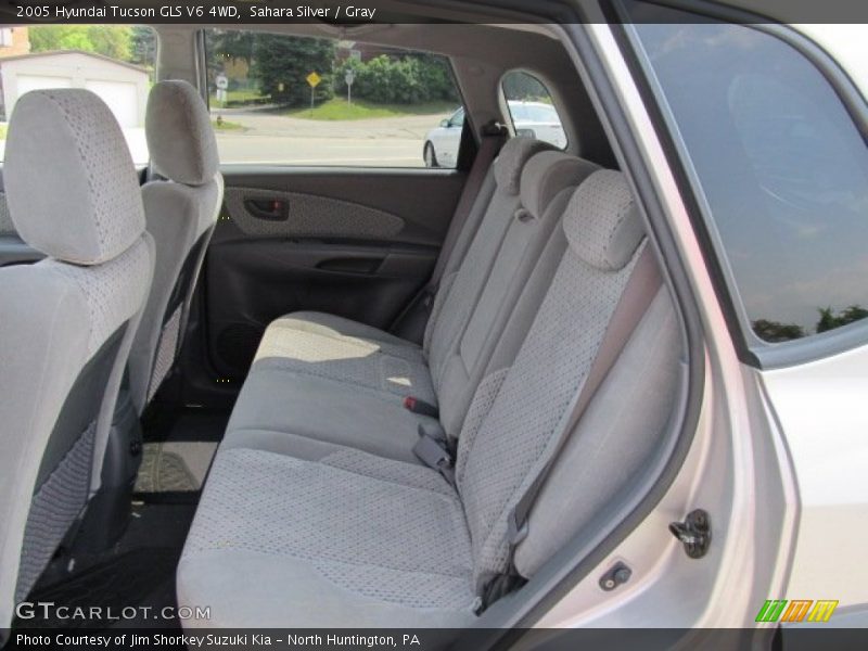 Sahara Silver / Gray 2005 Hyundai Tucson GLS V6 4WD
