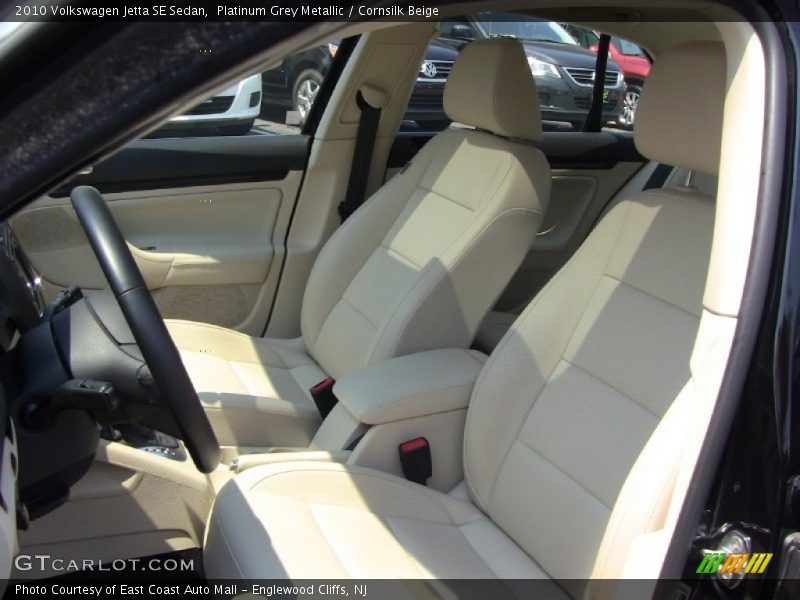 Platinum Grey Metallic / Cornsilk Beige 2010 Volkswagen Jetta SE Sedan