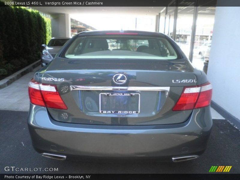 Verdigris Green Mica / Cashmere 2008 Lexus LS 460 L