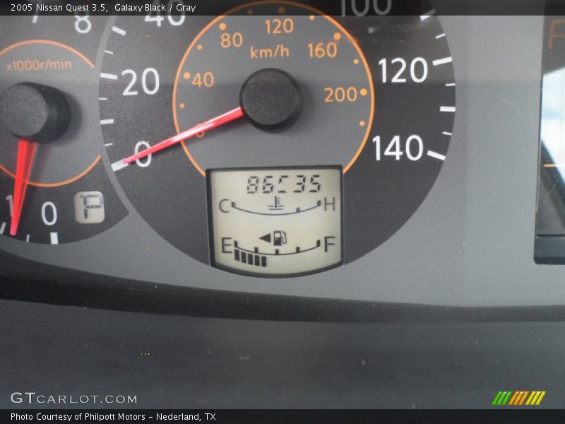 Galaxy Black / Gray 2005 Nissan Quest 3.5