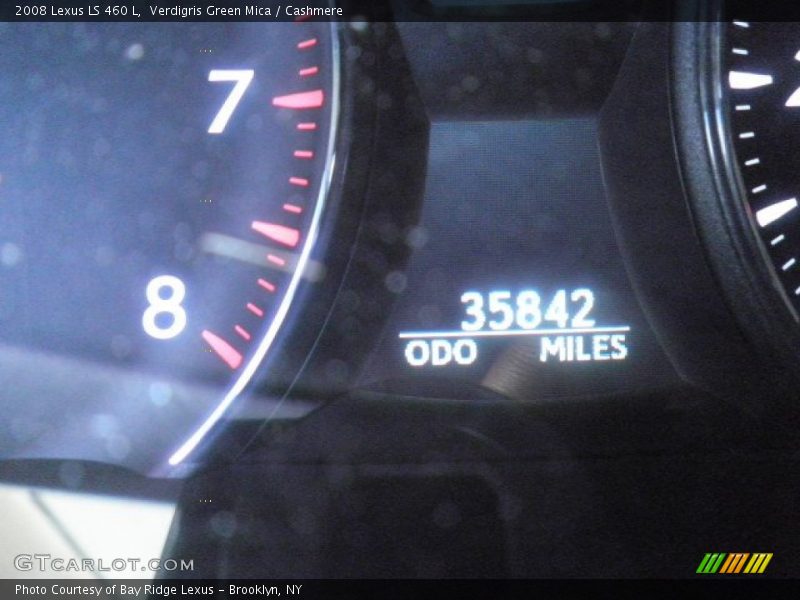Verdigris Green Mica / Cashmere 2008 Lexus LS 460 L
