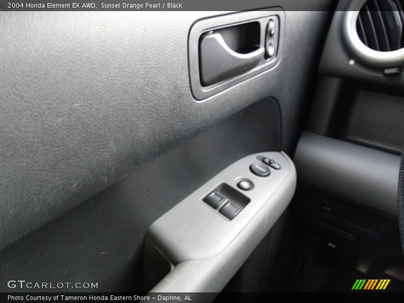 Sunset Orange Pearl / Black 2004 Honda Element EX AWD