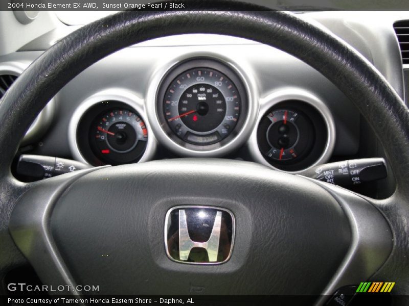 Sunset Orange Pearl / Black 2004 Honda Element EX AWD