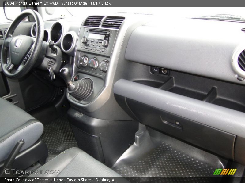 Sunset Orange Pearl / Black 2004 Honda Element EX AWD