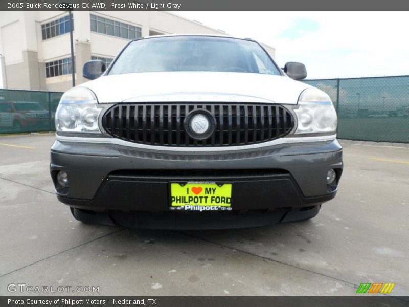 Frost White / Light Gray 2005 Buick Rendezvous CX AWD