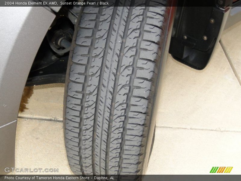 Sunset Orange Pearl / Black 2004 Honda Element EX AWD