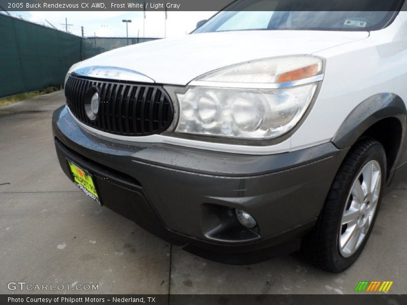 Frost White / Light Gray 2005 Buick Rendezvous CX AWD