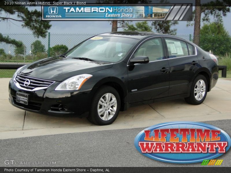 Super Black / Blond 2010 Nissan Altima Hybrid