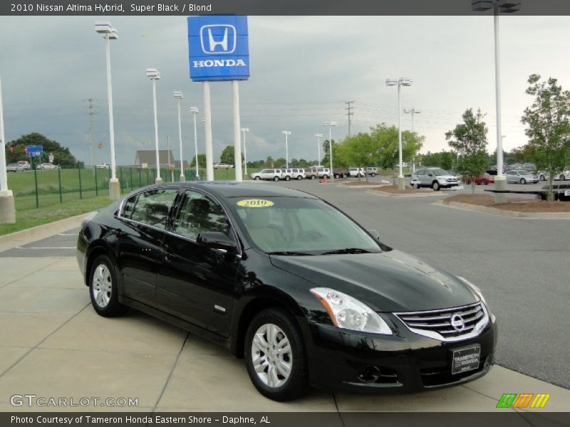 Super Black / Blond 2010 Nissan Altima Hybrid