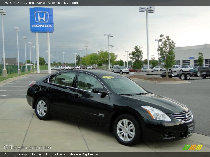 Super Black / Blond 2010 Nissan Altima Hybrid