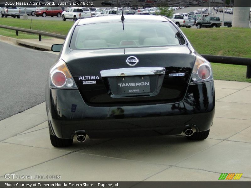 Super Black / Blond 2010 Nissan Altima Hybrid