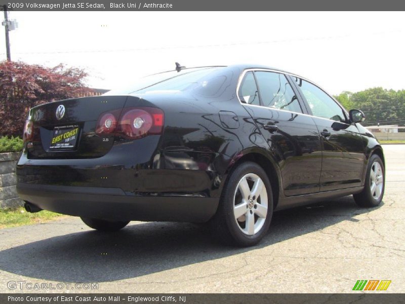 Black Uni / Anthracite 2009 Volkswagen Jetta SE Sedan