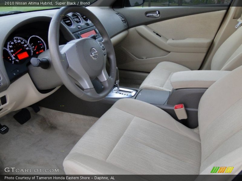  2010 Altima Hybrid Blond Interior