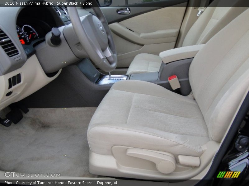  2010 Altima Hybrid Blond Interior