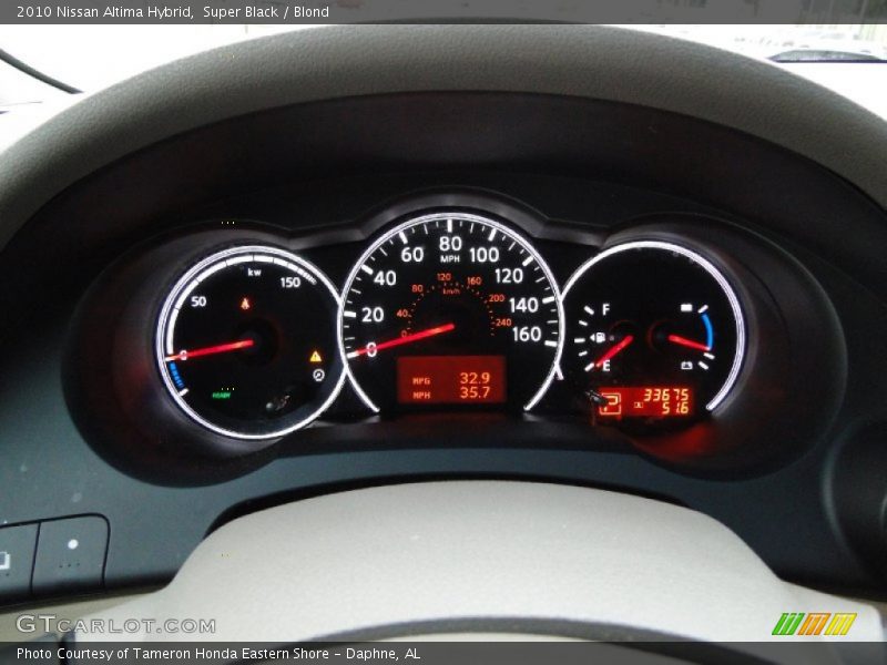  2010 Altima Hybrid Hybrid Gauges
